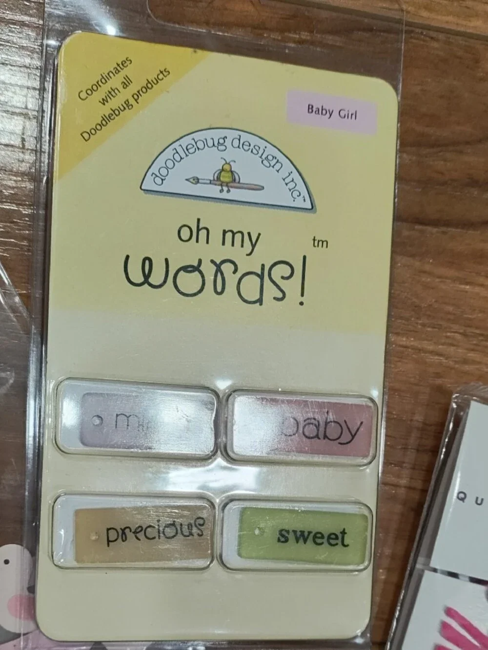 It's a Girl Baby-Themed Embellishments